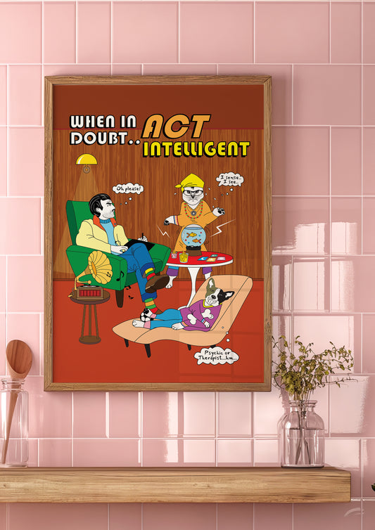 Posters - When In Doubt, Act Intelligent