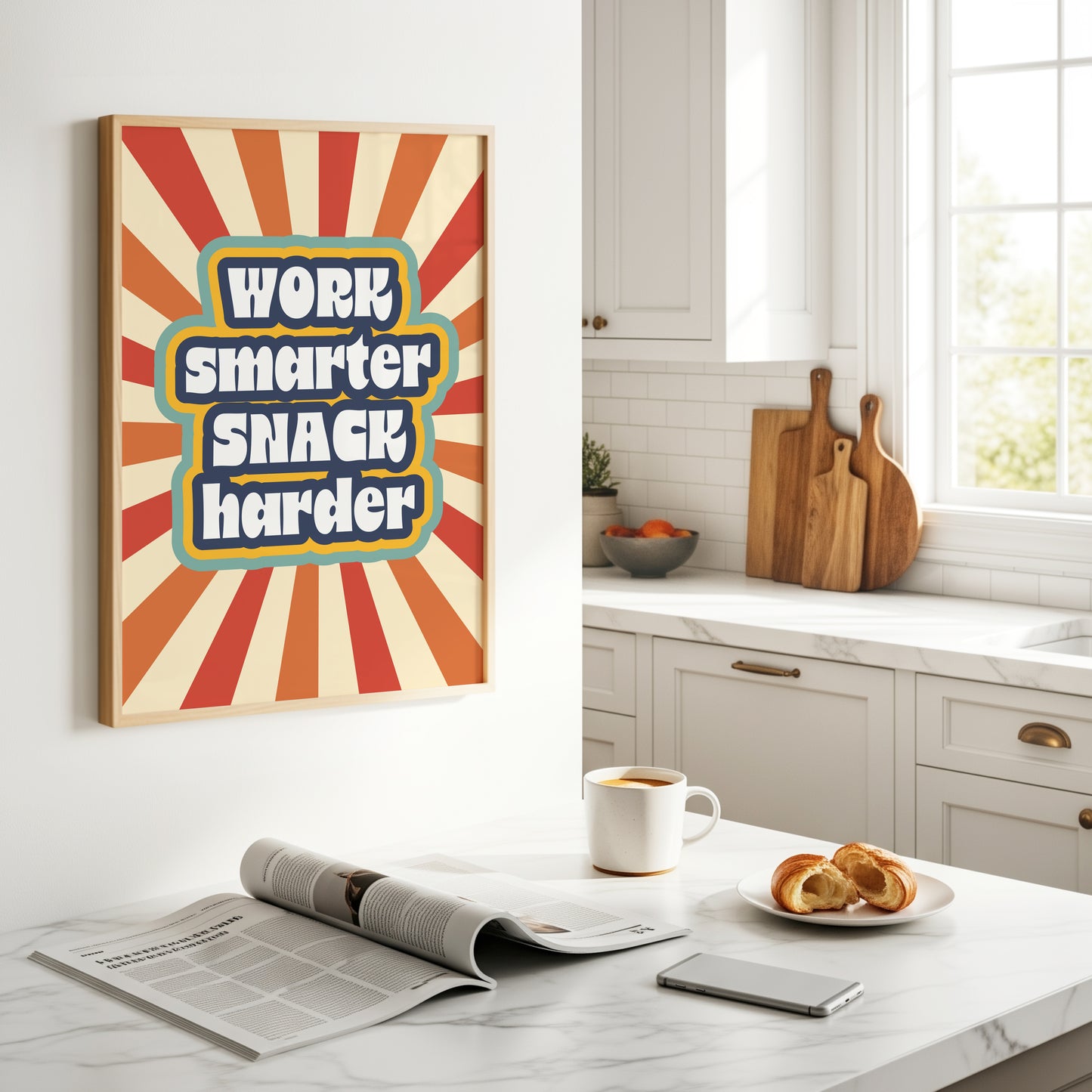 Posters  - Work Smarter Snack Harder