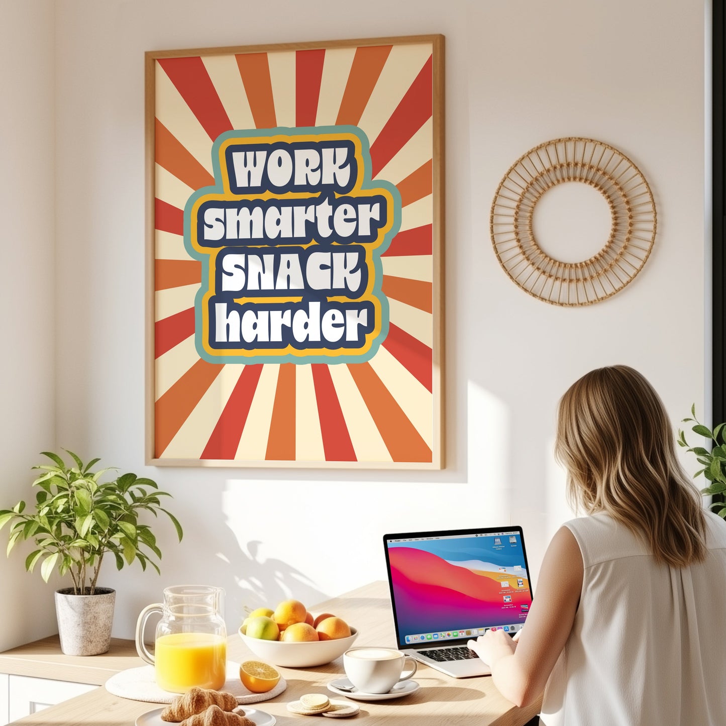 Posters  - Work Smarter Snack Harder