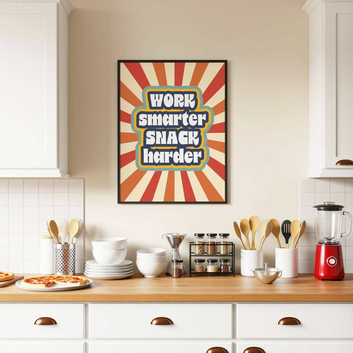 Posters  - Work Smarter Snack Harder